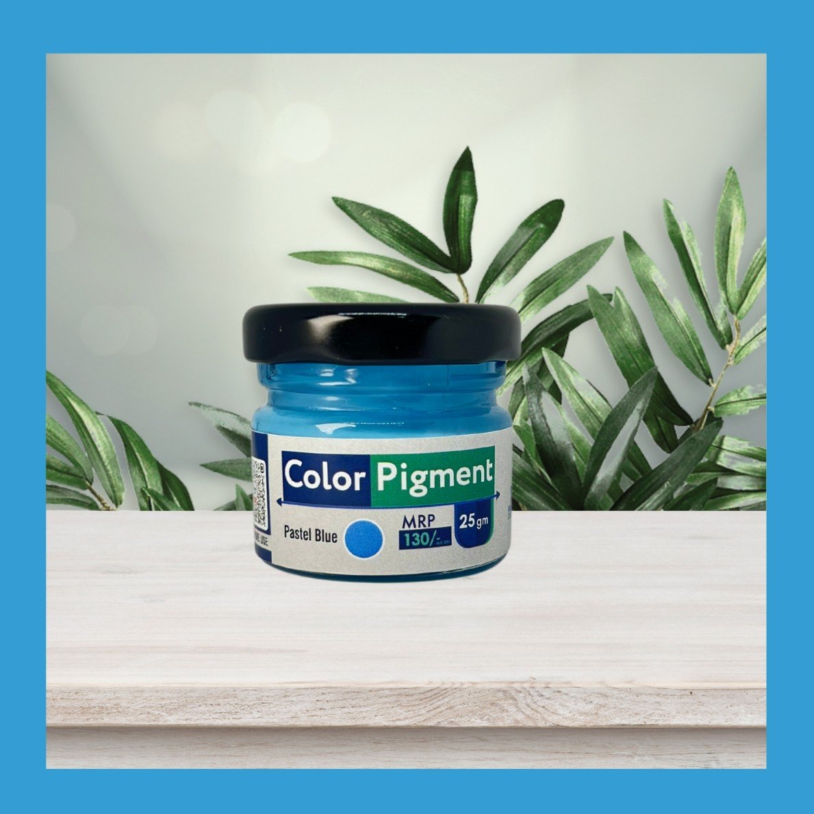 pastel blue colour pigment