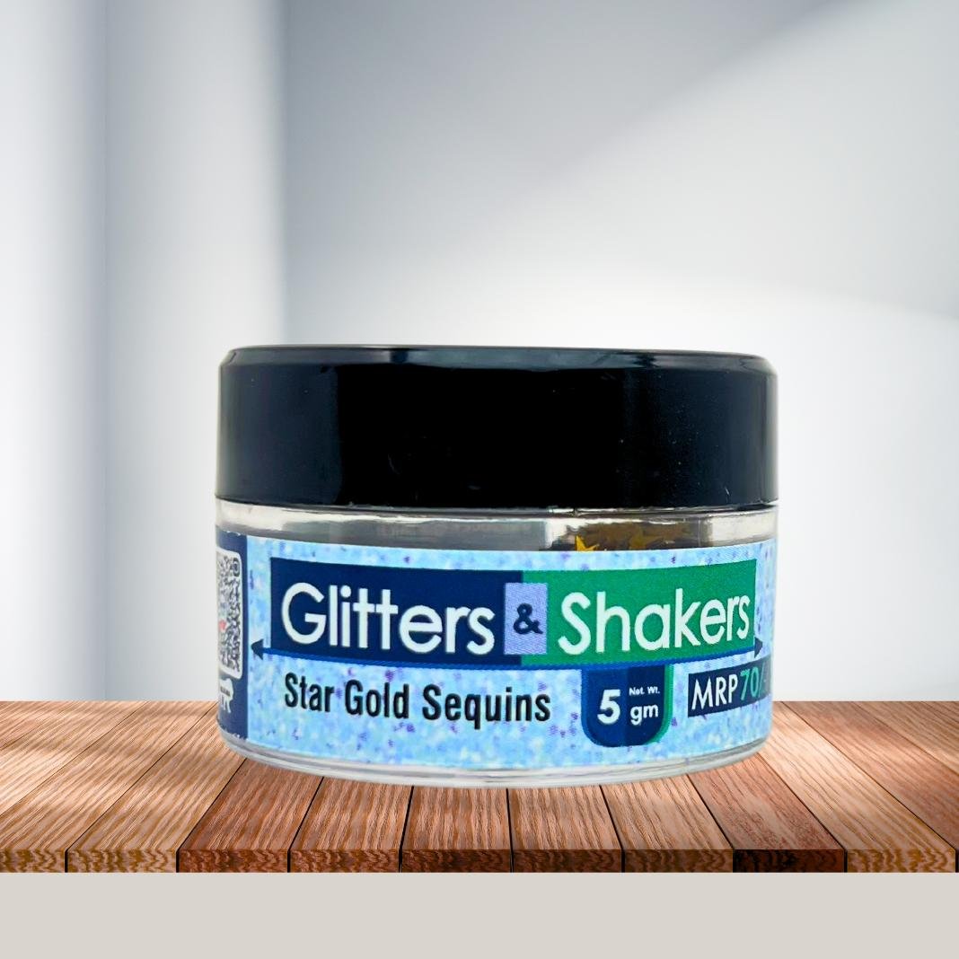 star gold sequins