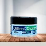 white glitter for resin art