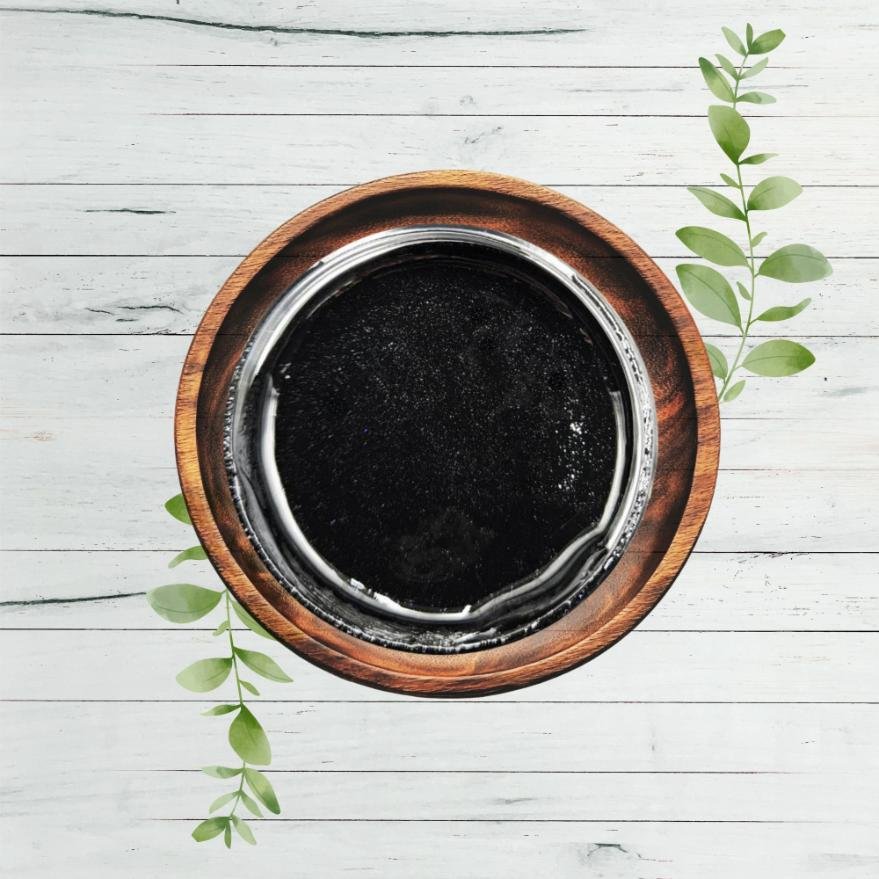 black metallic paste