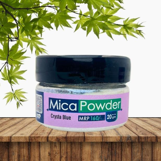crysta blue mica powder