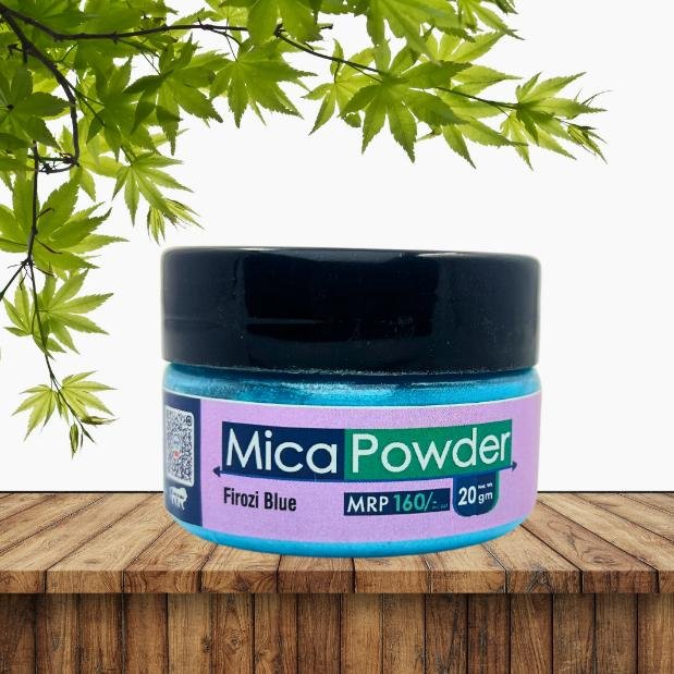 firozi blue mica powder