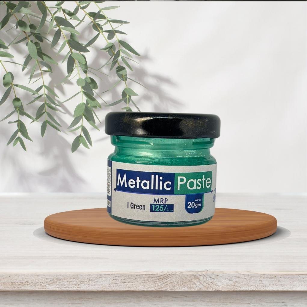 i green metallic paste