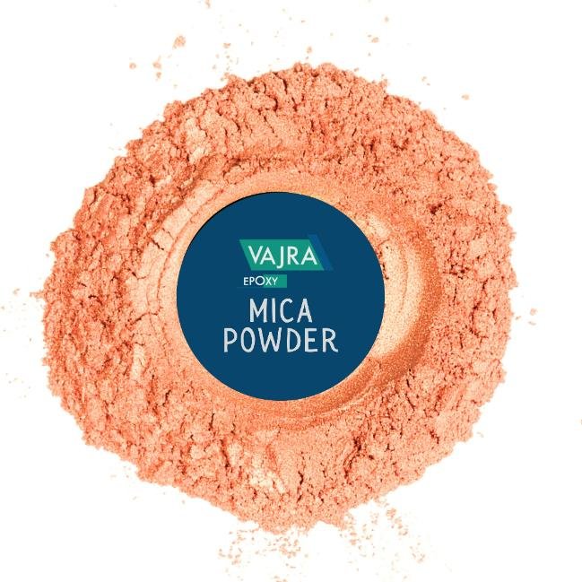 light peach mica powder shade