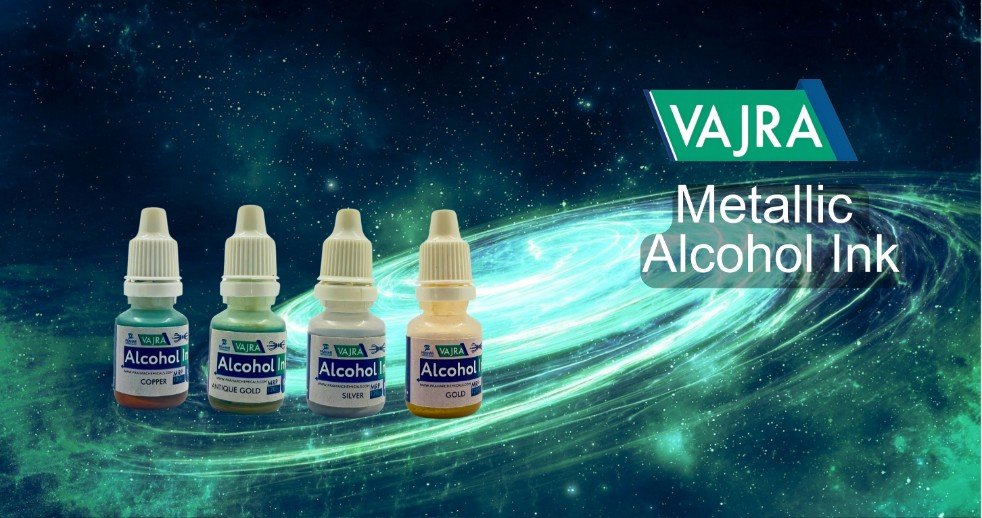 metallic alcohol ink