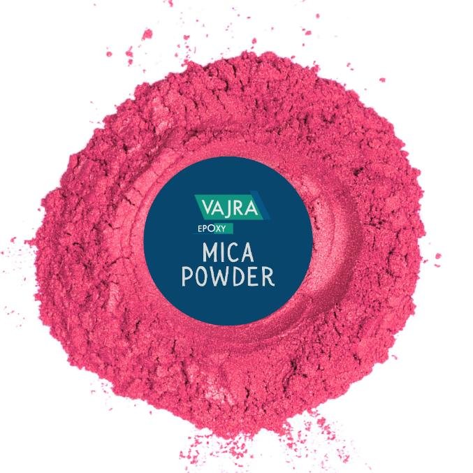 satin red mica powder shade