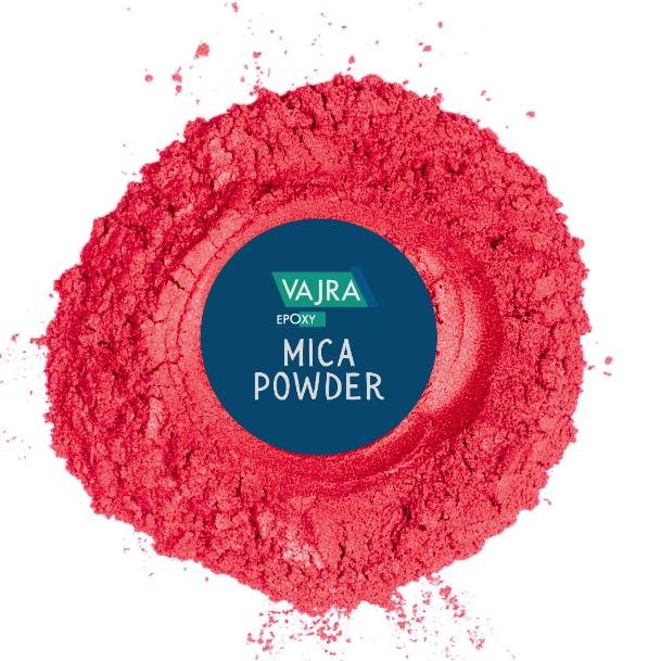 scarlet mica powder shade