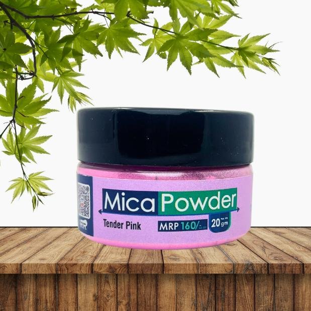 tender pink mica powder